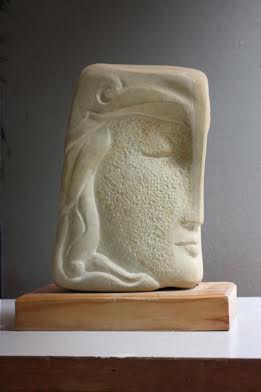 Дарія Альошкіна. Двоє, 2007. Камінь пісковик