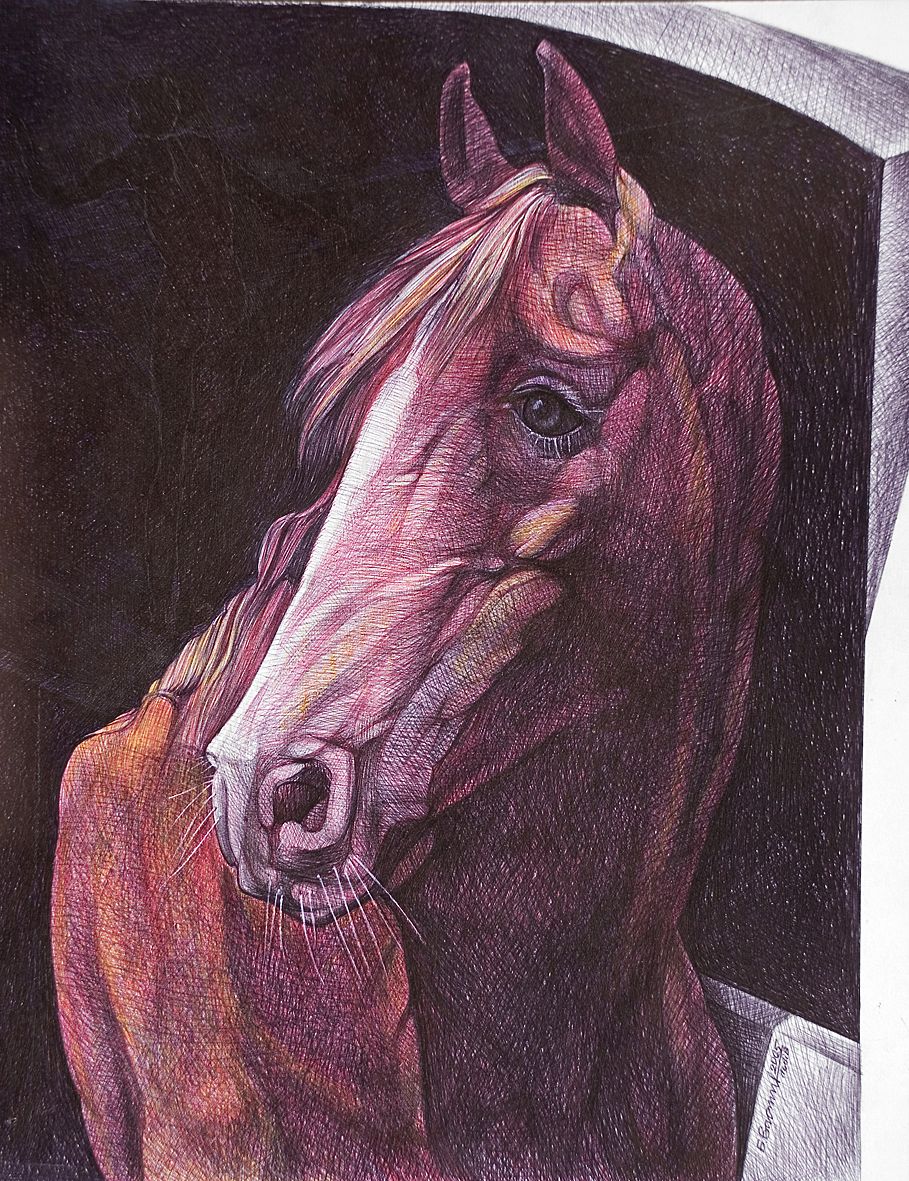 Богдан Васильців. Портрет коня, 2005
