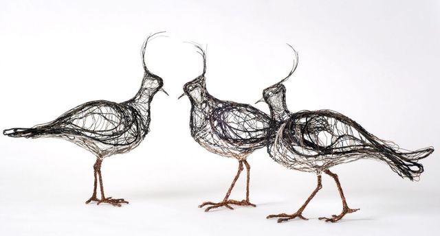 Ідея: Скульптури птахів з дроту