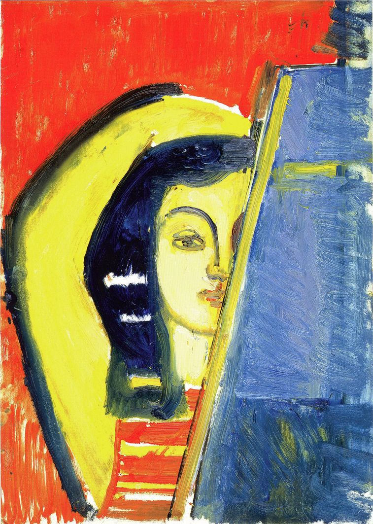 Марія Сельська. Біля дзеркала, 1950-і