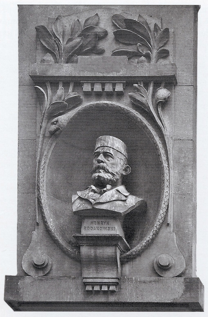 Антон Суліма-Попель. Генрик Родаковський, 1901; камінь; Краків