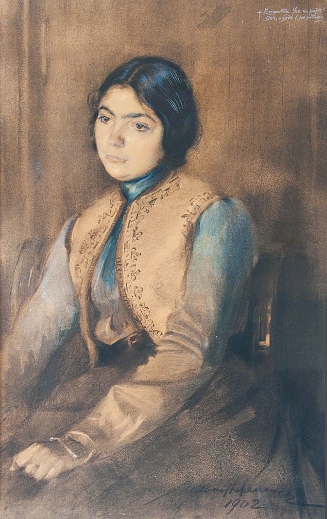 Антоні Стефанович. Портрет молодої жінки, 1902