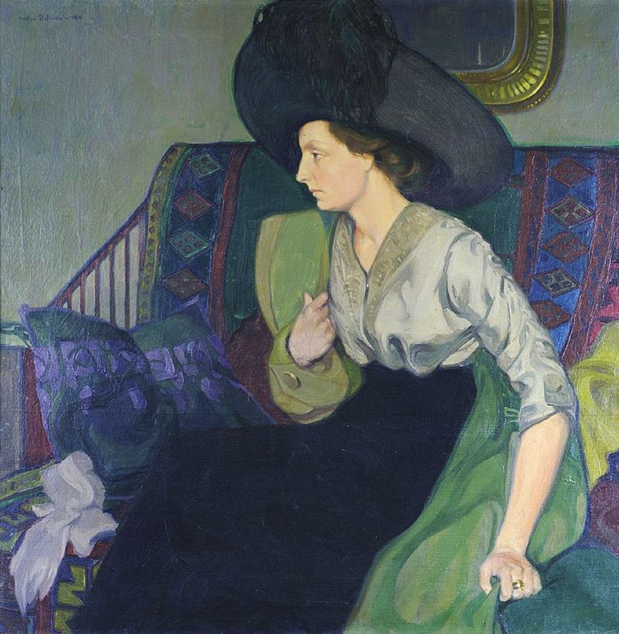 Каєтан Стефанович. Портрет дружини Сабіна, 1913