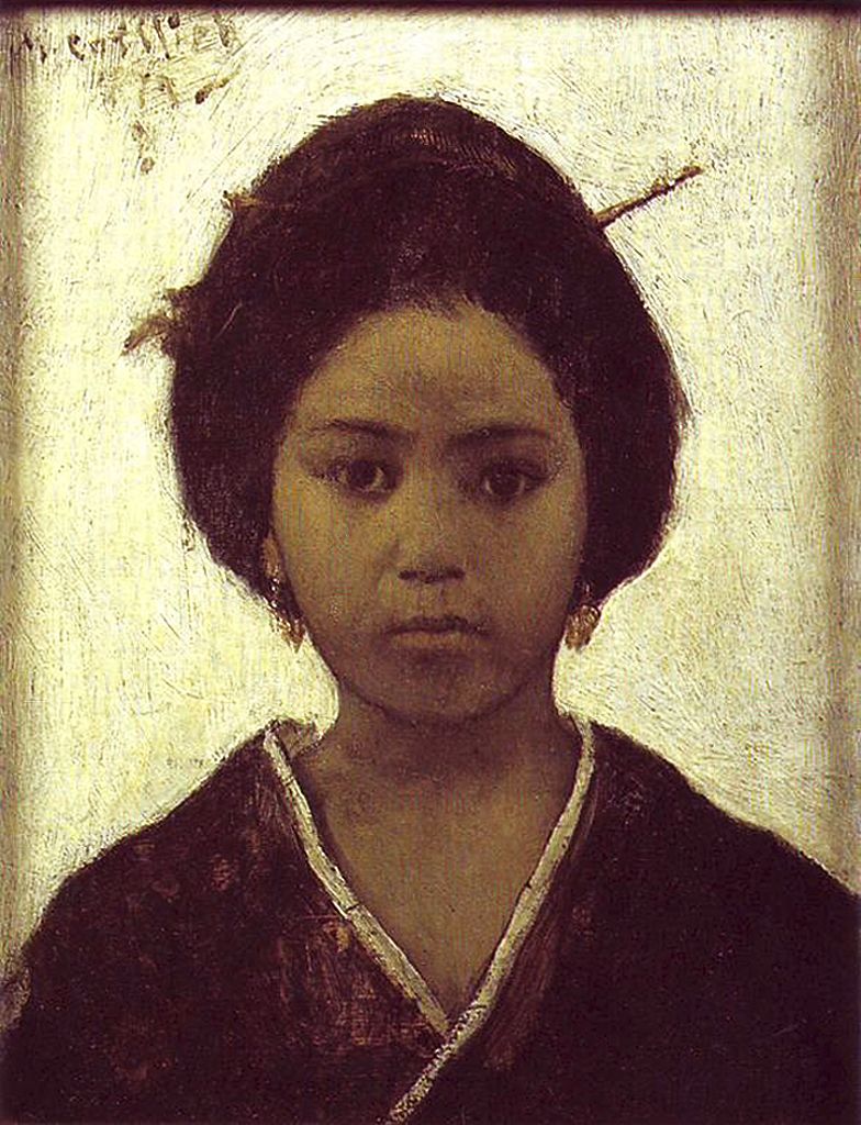 Маурицій Ґотліб. Японка, 1879