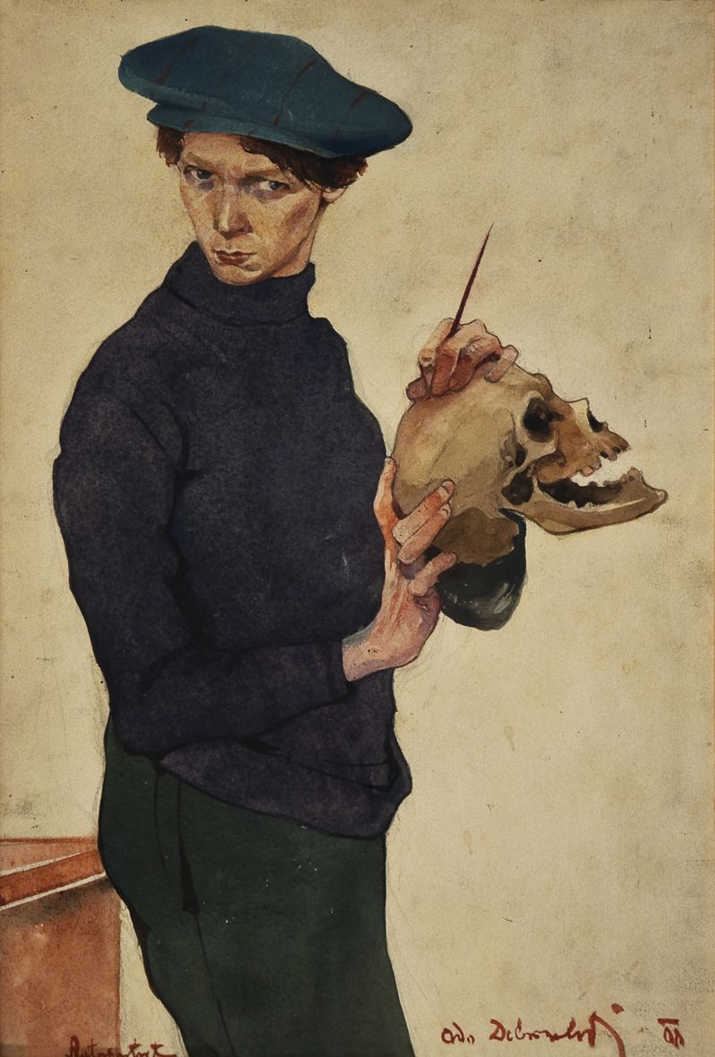 Одо Добровольський. Автопортрет, 1908