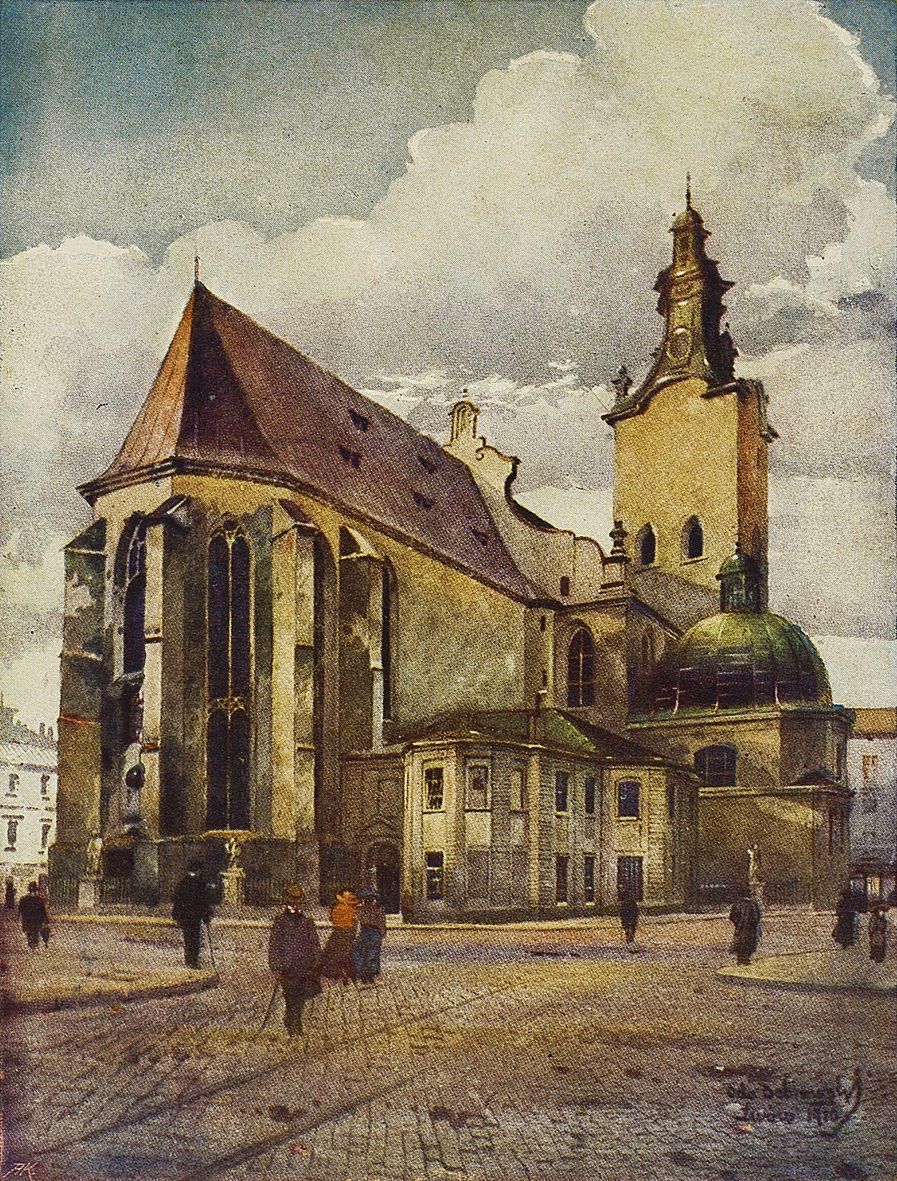 Одо Добровольський. Львів Катедра, 1910 
