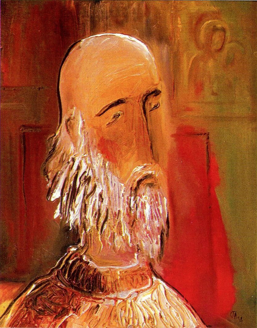 Євген Манишин. Біля ікони, 1994
