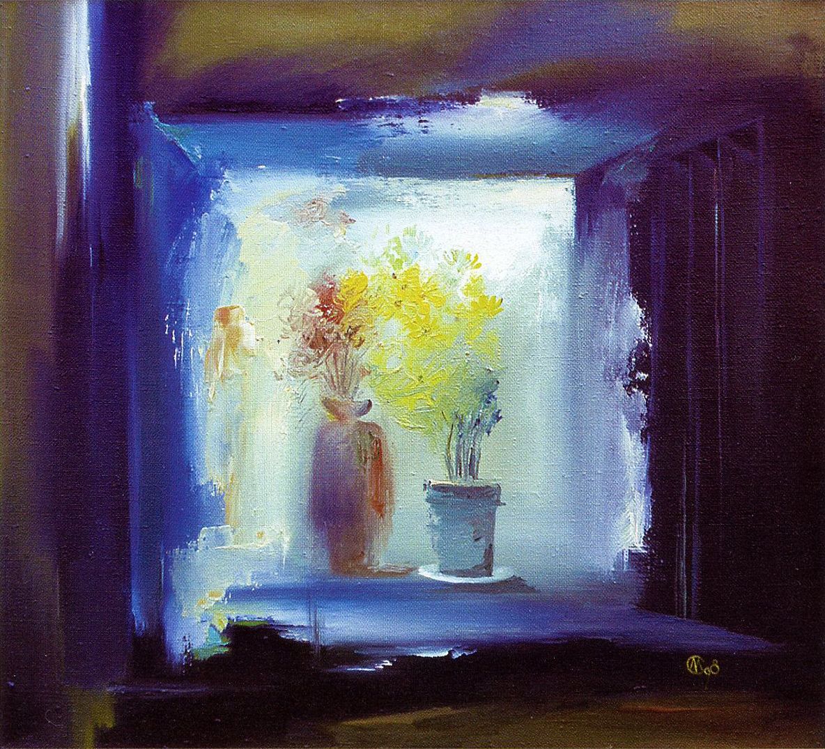 Євген Манишин. Натюрморт з квітами, 1998