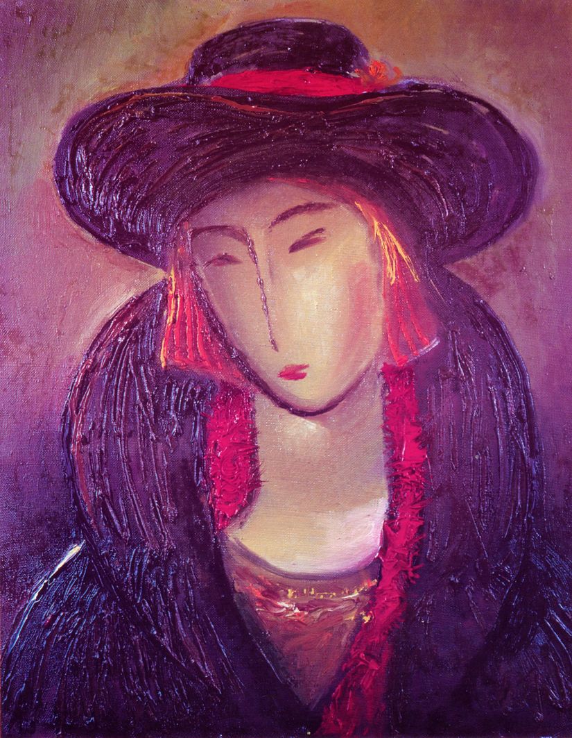 Євген Манишин. Жіночий портрет, 1996