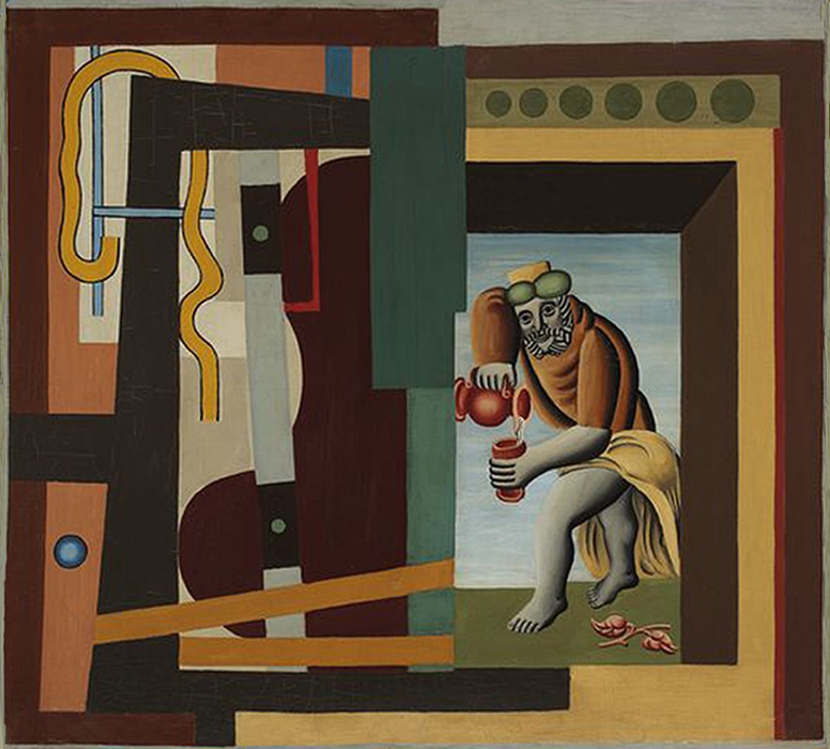 Генріх Штренг (Марк Влодарський). Наливає вино, 1927. Холст, масло, NMW