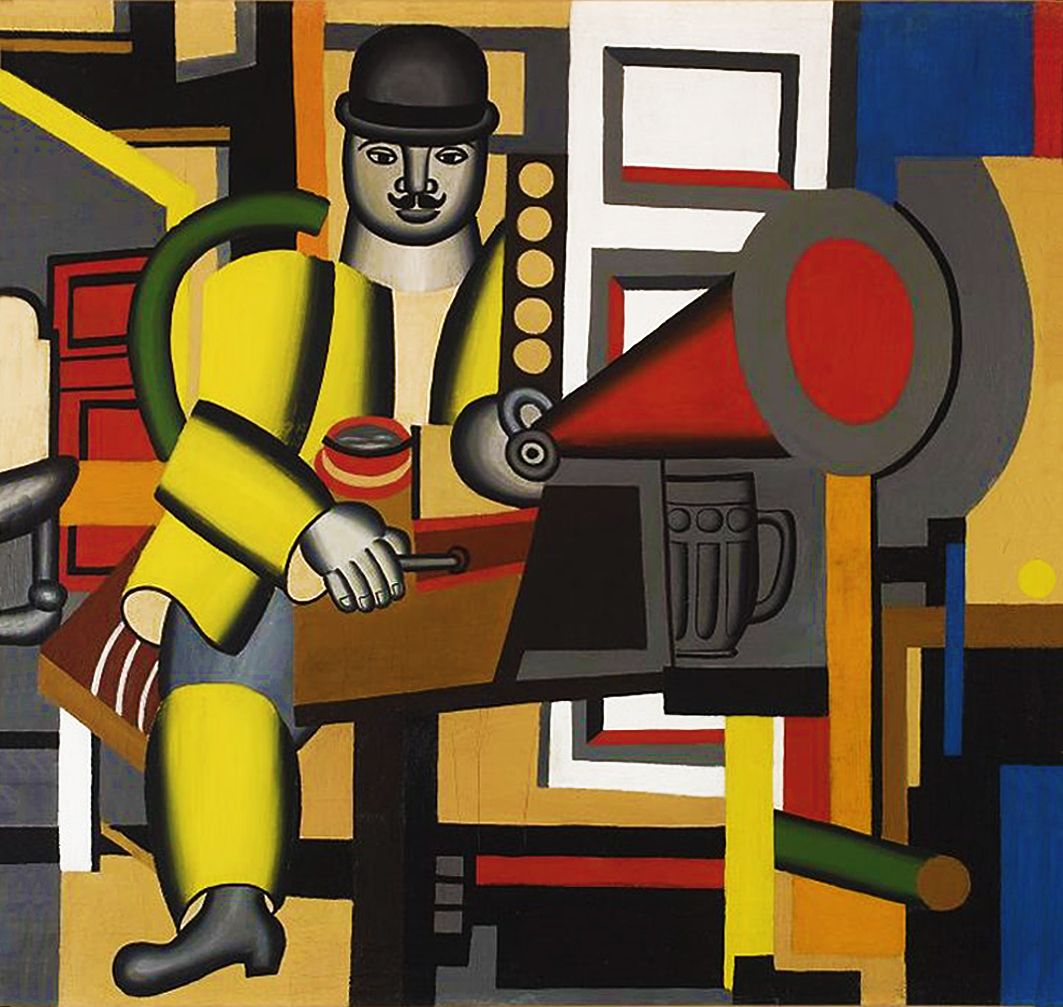 Генріх Штренг (Марк Влодарський). Людина з грамофоном, 1926. Холст, масло, NMW