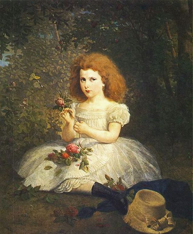 Артур Ґроттґер. Графиня Тун Розалі Матильда, 1860. Полотно, олія