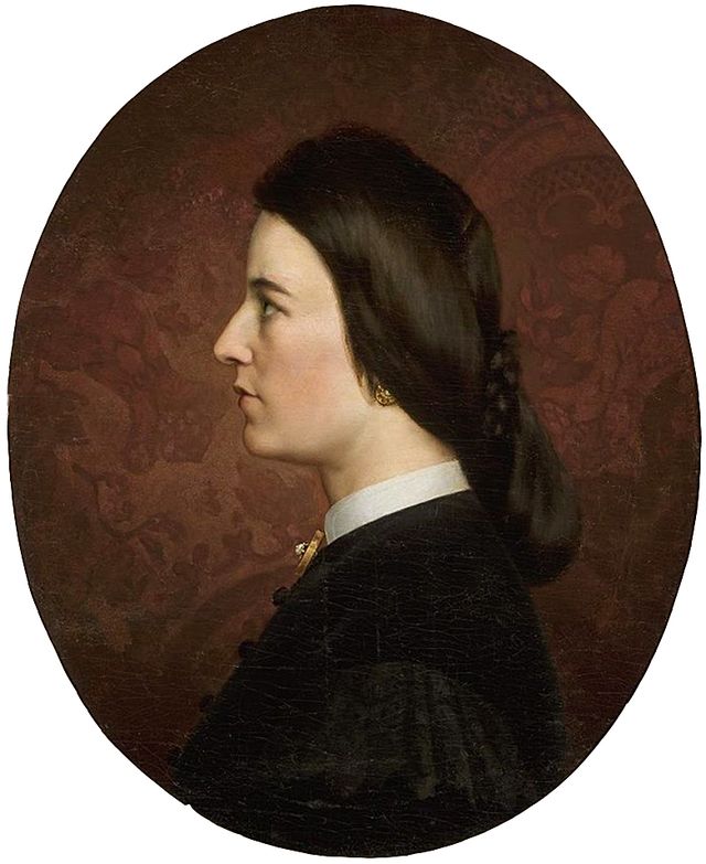 Артур Ґроттґер. Марія сестра художника, 1860-ті. Полотно, олія