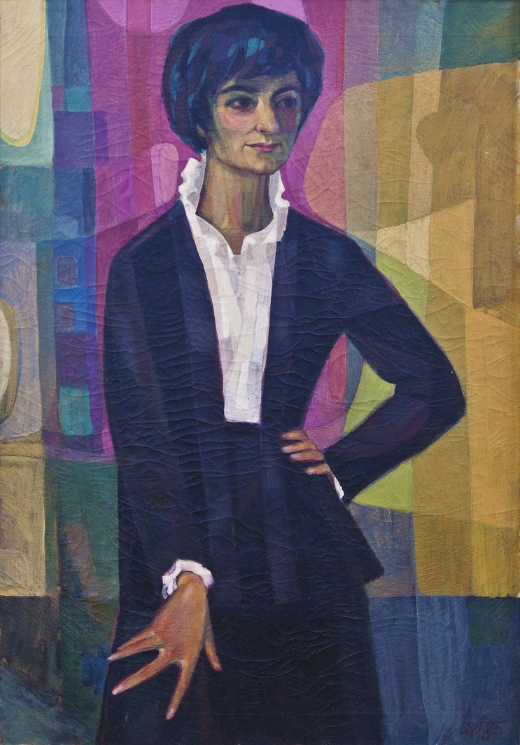 Мирон Левицькиq. Портрет дружини Галини, 1985