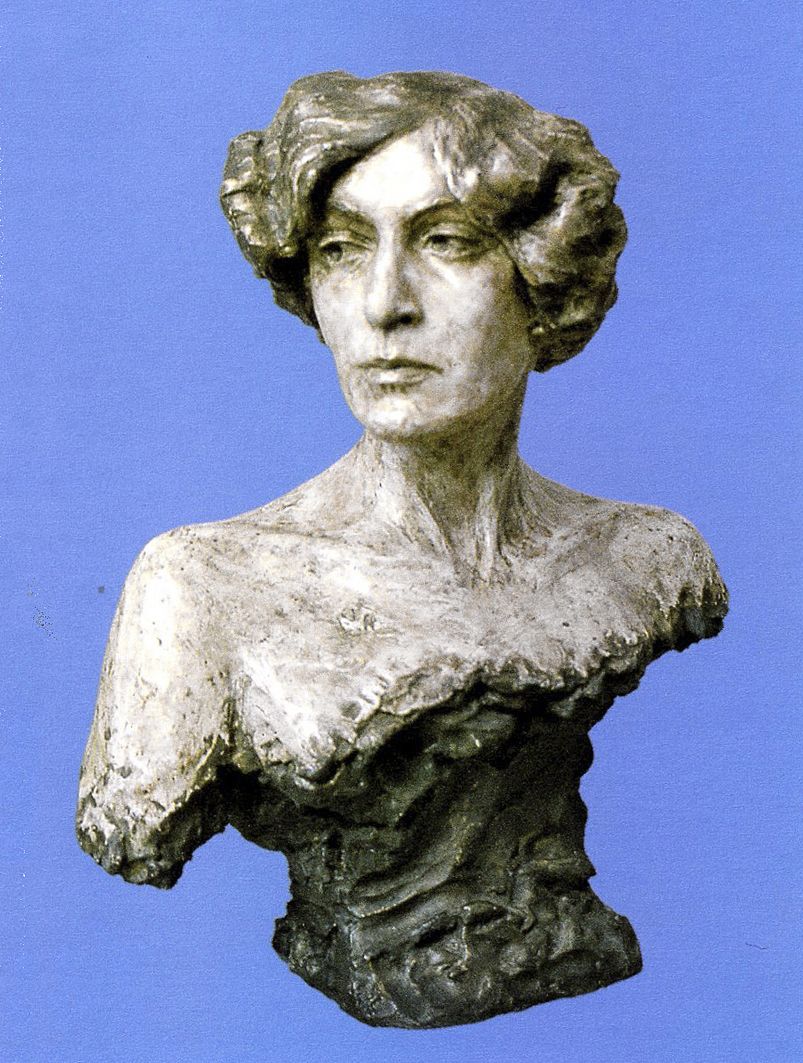 Люна Амалія Дрекслер. Погруддя жінки, 1907; гіпс, ЛНГМ