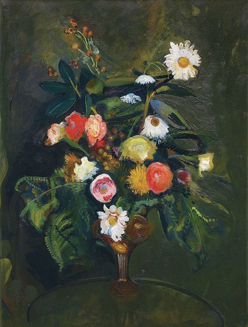 Густав Гвоздецький. Квіти, 1930; олія, полотно