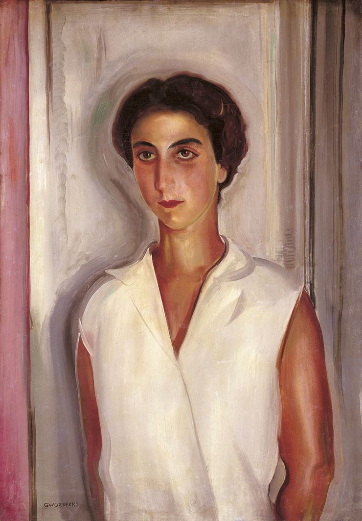 Густав Гвоздецький. Жіночий портрет; 1929; олія, полотно; NMW