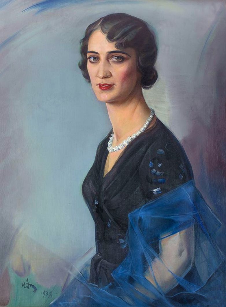 Юзеф Кідонь. Жіночий портрет, 1938; олія, холст