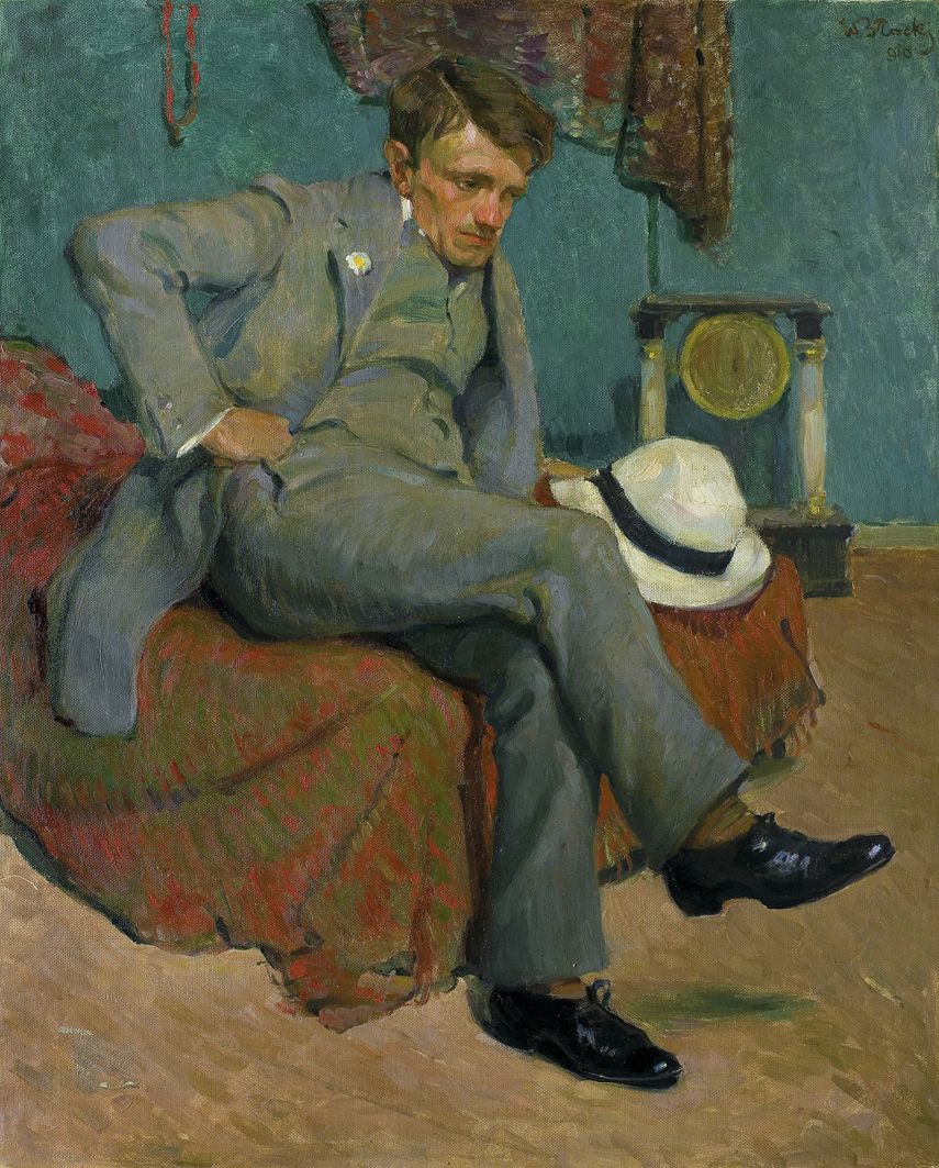 Володимир Блоцький. Портрет пана Д., 1910; олія, полотно