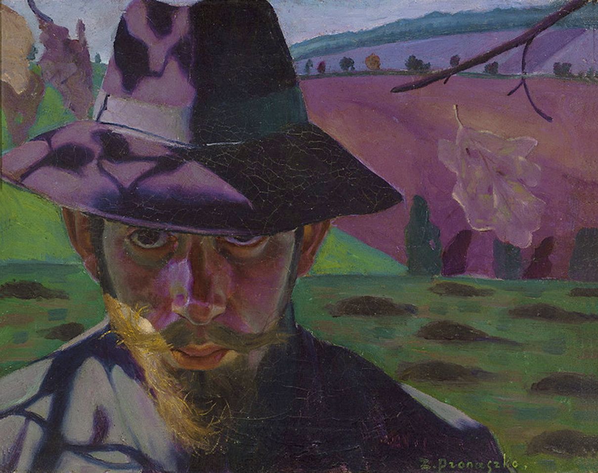 Збігнєв Пронашко. Автопортрет в капелюсі, 1910; полотно, олія; NMW