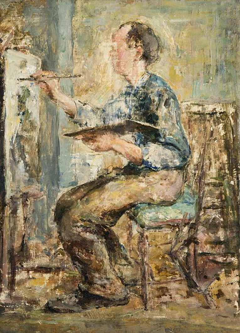 Давід Сейфер. Живописець, 1930; олія, полотно