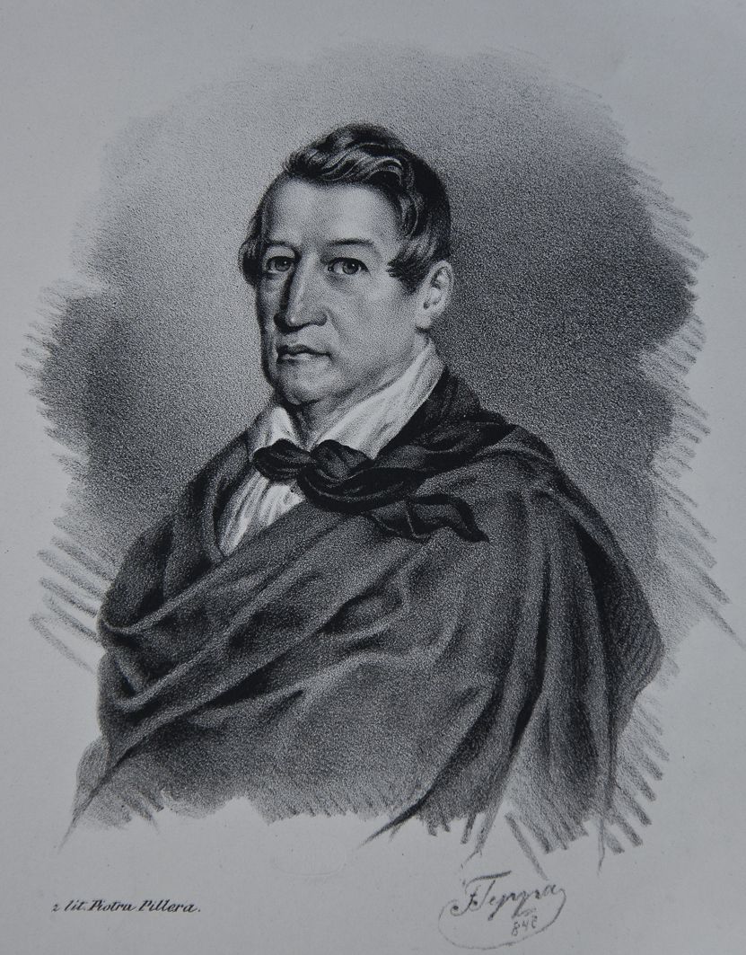 Францішек Томаш Тепа. Актор Ан Бенса, 1847; літографія