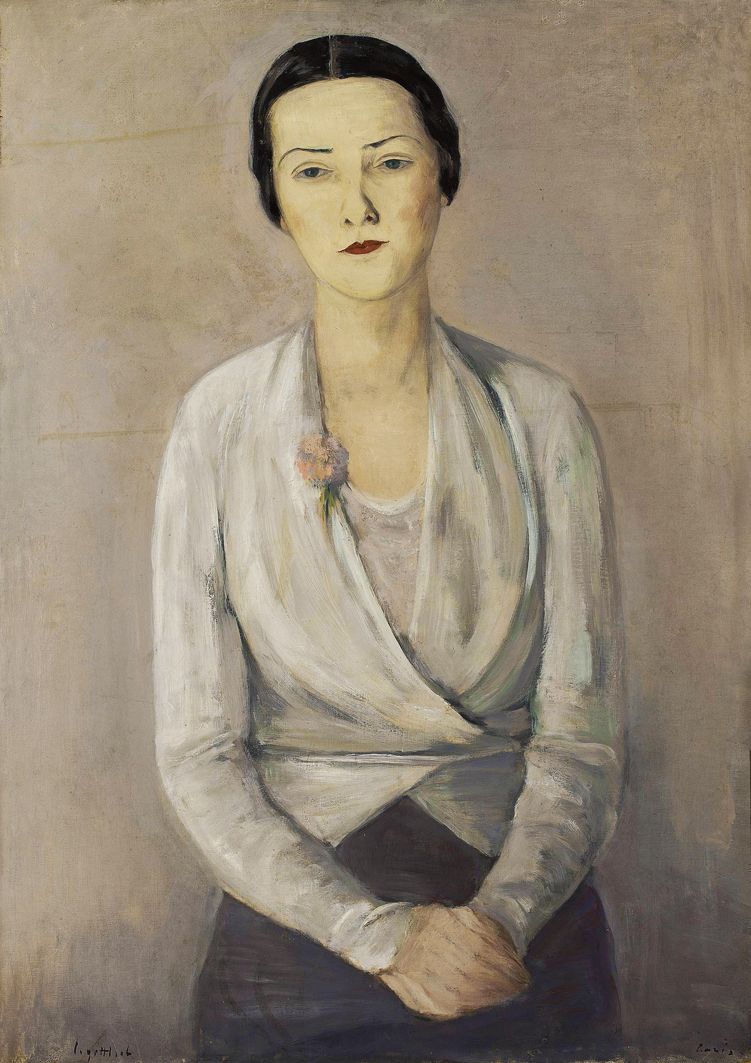Леопольд Ґоттліб. Портрет Блешинської, 1934; олія, полотно; NMW