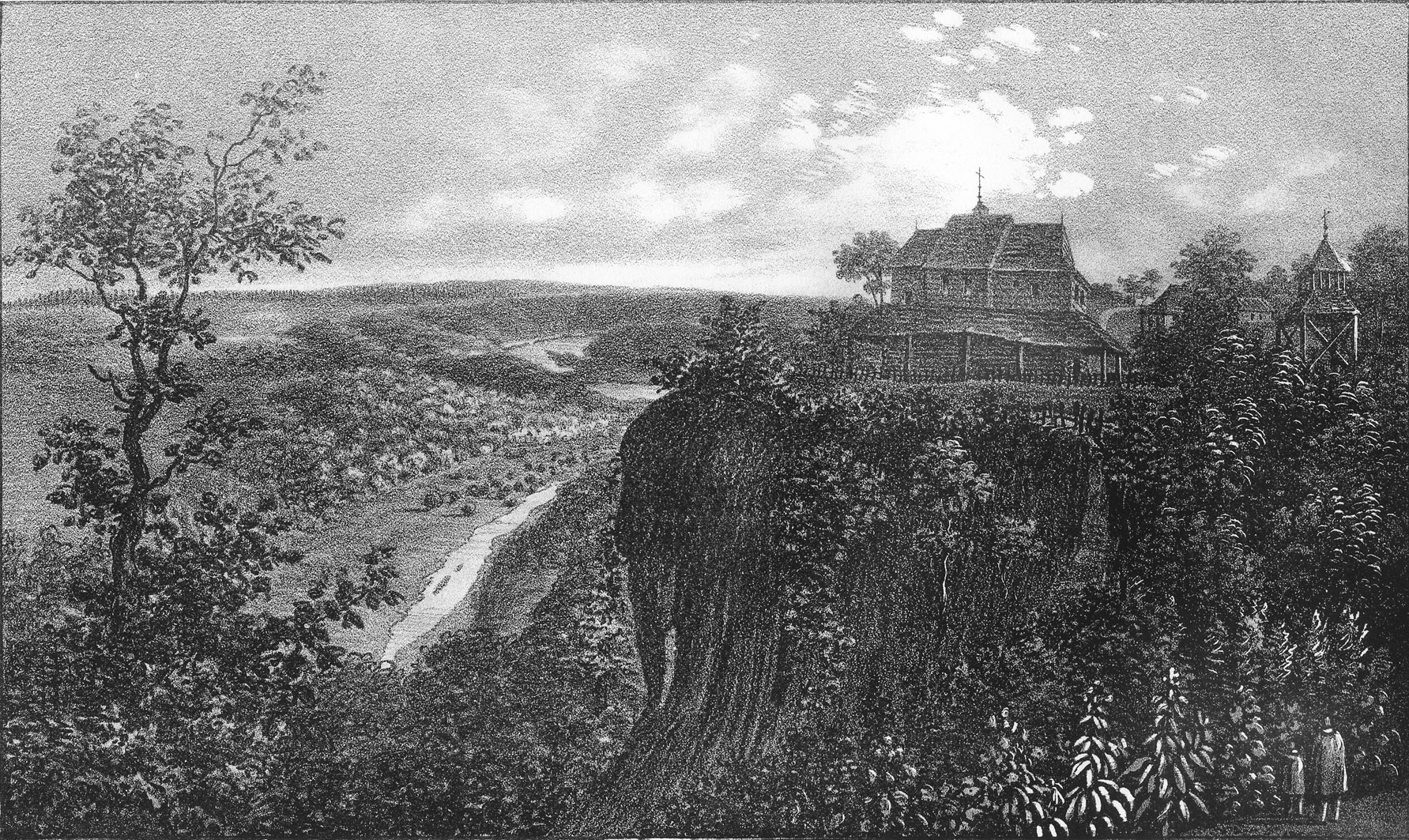 Мацей Боґуш Зиґмунт Стенчинський. Церква в селі Сокілець над Дністром, 1848