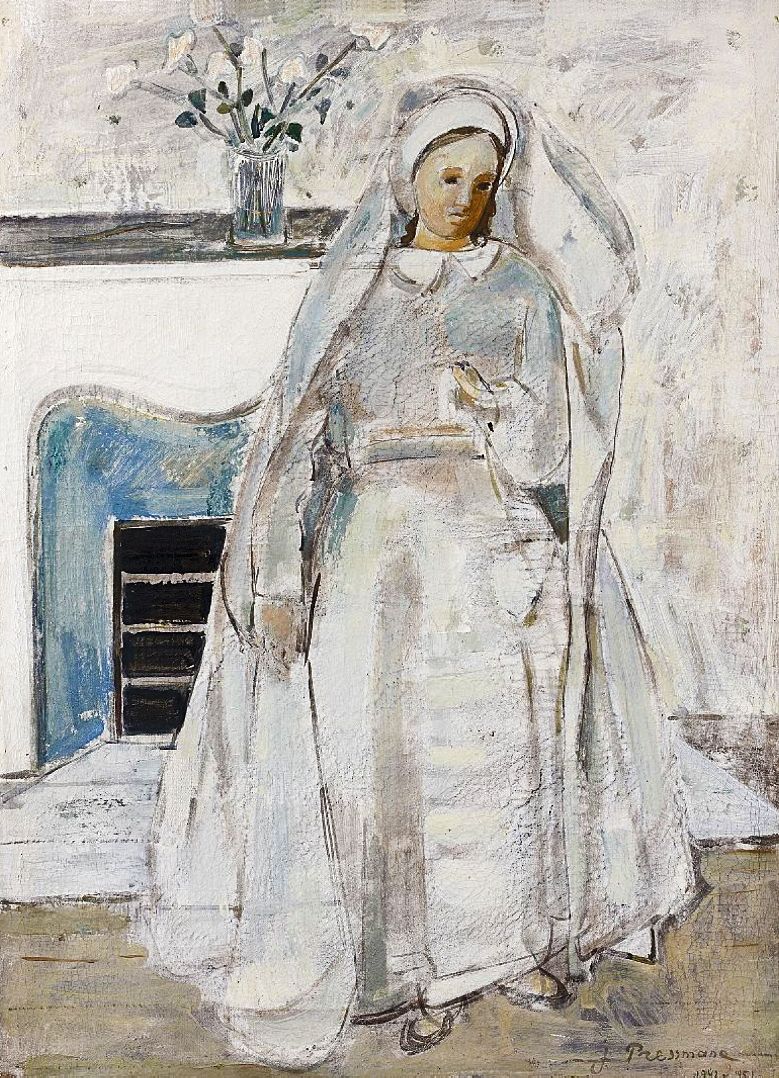 Жозеф Прессман. Жінка з листом, 1942,1951; олія, полотно