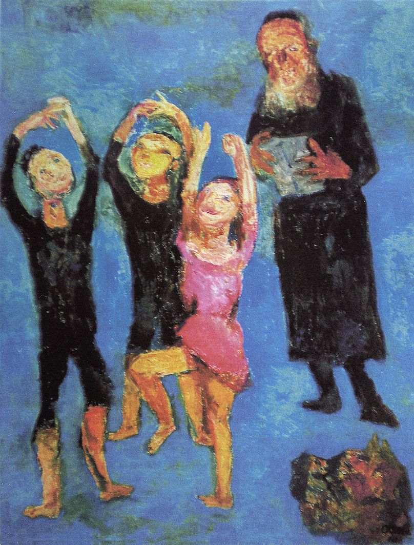 Отто Аксер. Євреї, що танцюють, 1950