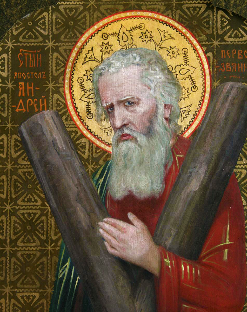Модест Сосенко. Апостол Андрій (митрополит Шептицький), 1913; фреска, НМЛ
