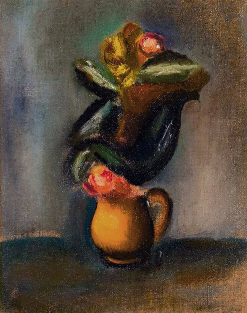 Артур Нахт-Самборський. Ваза з квітами 1925; олія, полотно; NMP