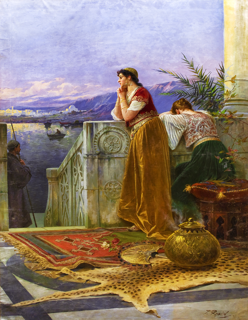 Тадеуш Попель. Невільниця над Босфором, 1897; олія, полотно; ЛНГМ