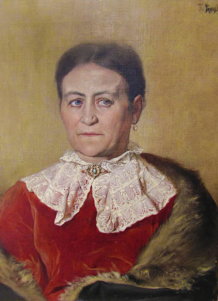 Тадеуш Попель. Портрет матері
