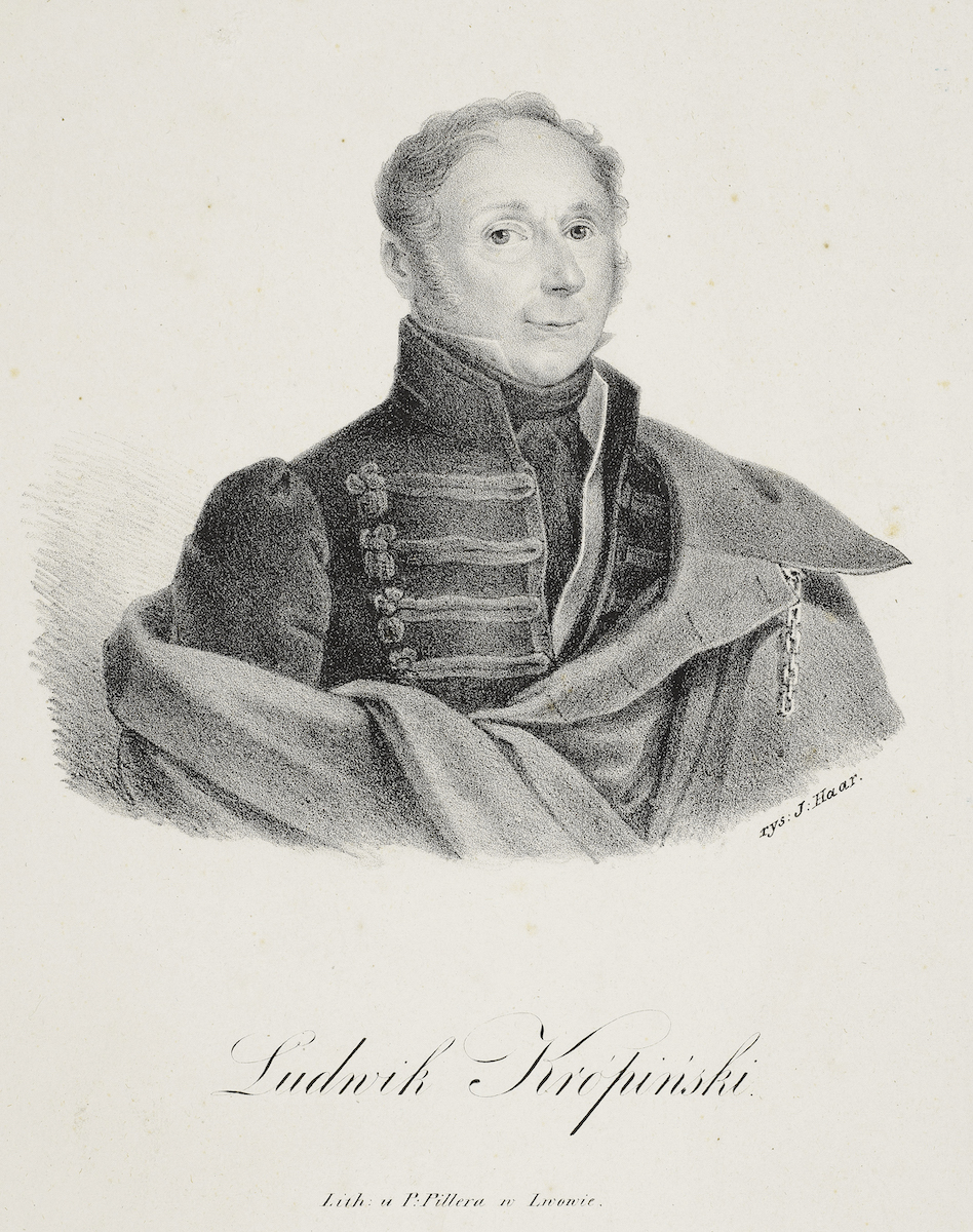Йозеф Гаар. Людвік Кропинський (генерал,поет), 1840; літографія, BNW