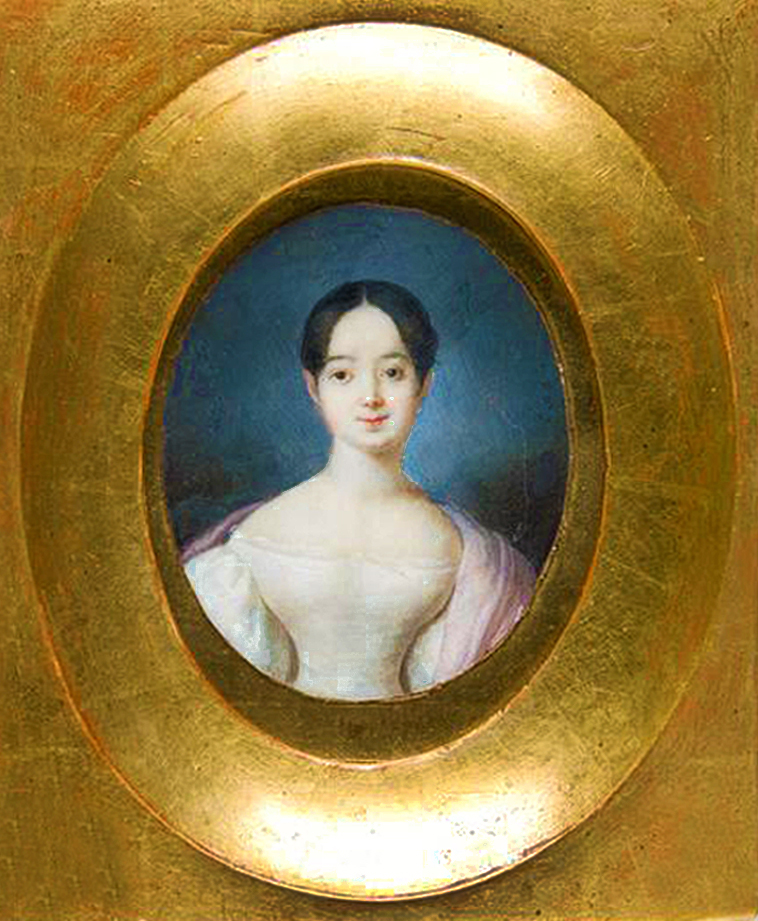 Йозеф Гаар. Портрет молодої пані, 1835; NMK