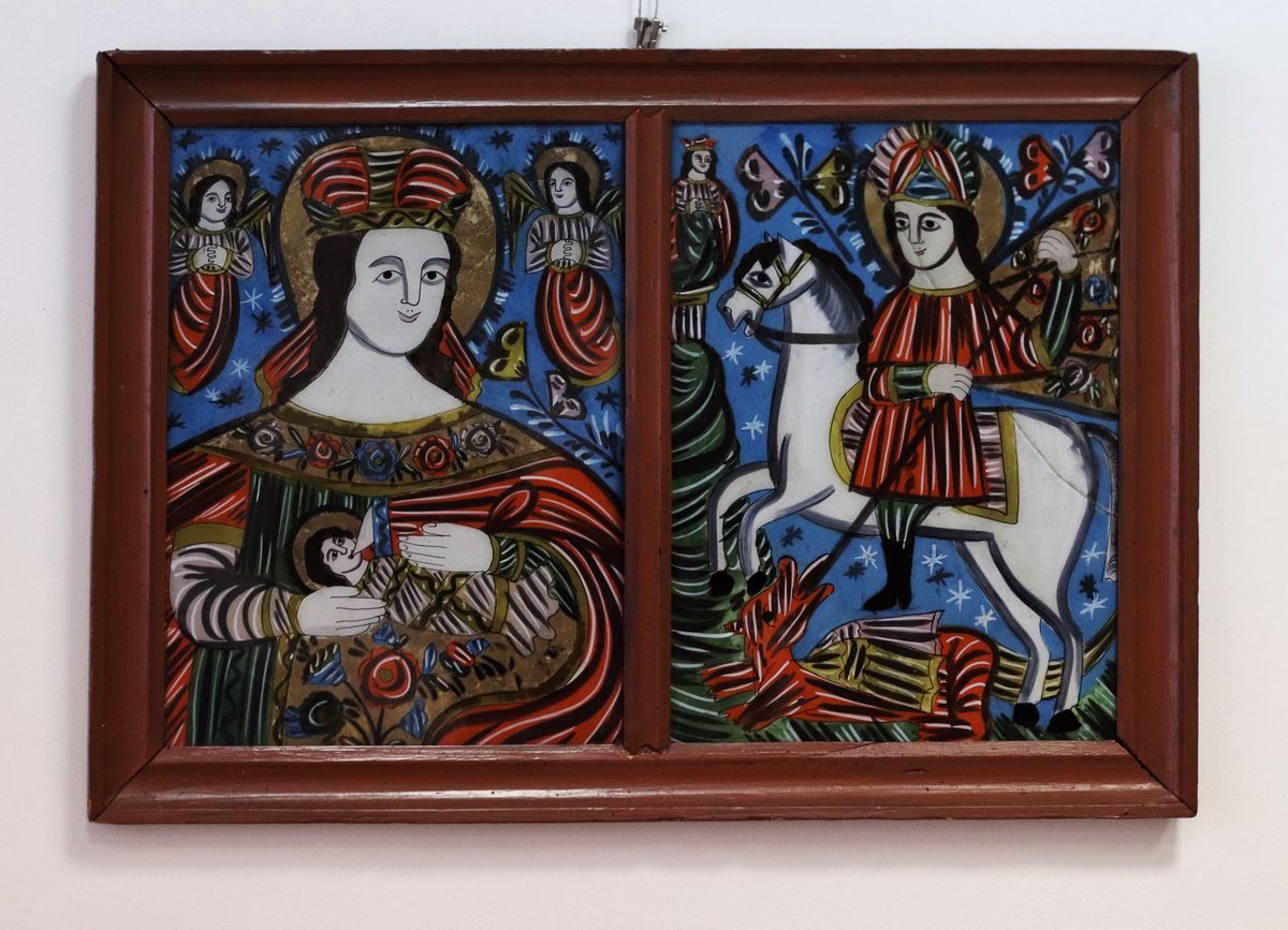 Ікони на склі з колекції Івана Гречко