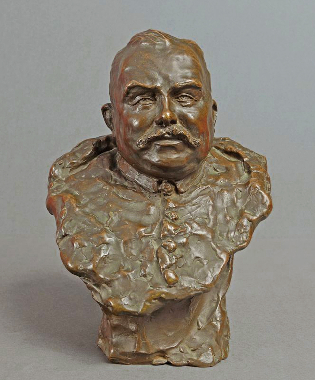 Ядвіга Городиська. Бюст чоловіка, 1926; бронза, h-29