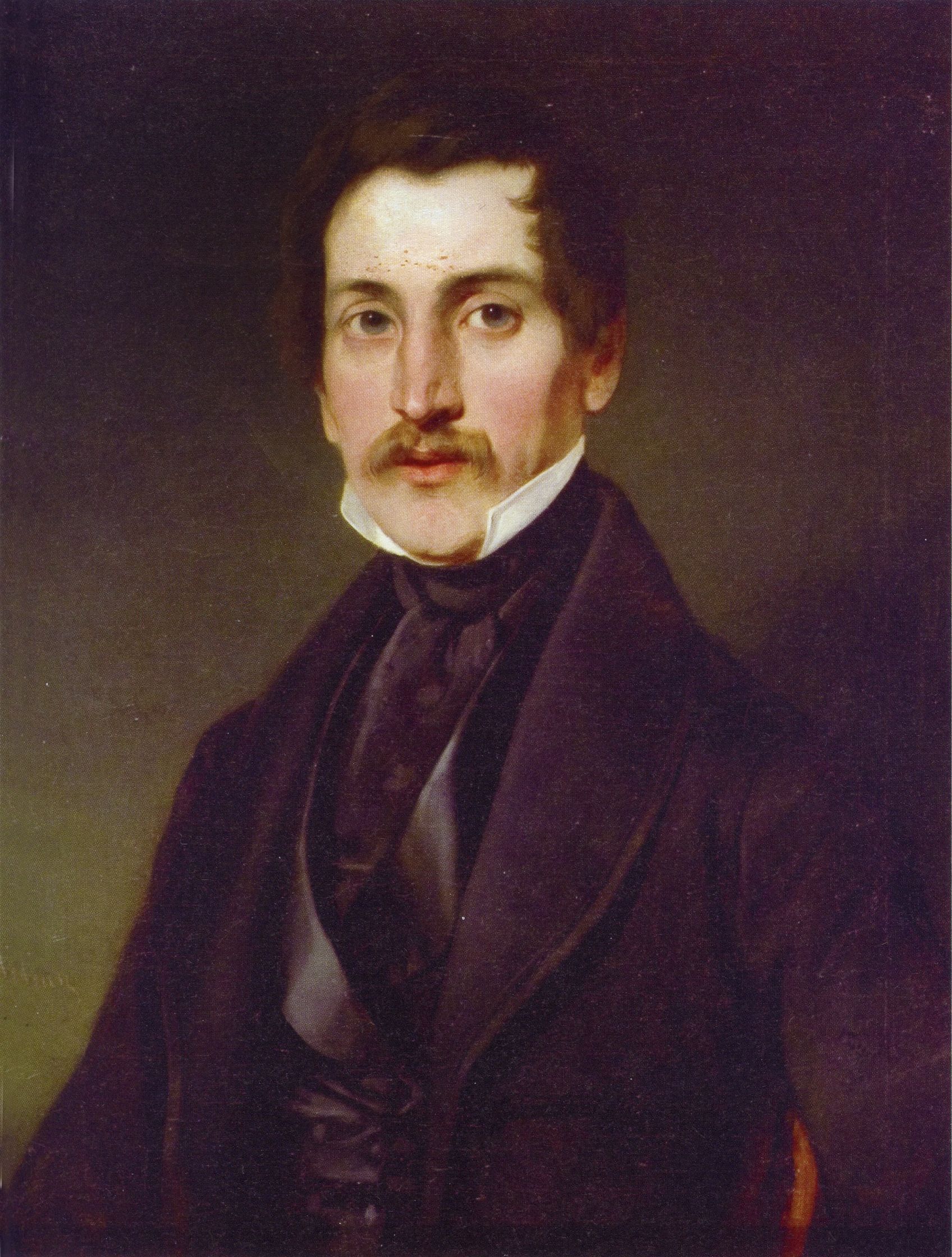Алоїзій Рейхан. Август Бельоський, 1845; олія, полотно, ЛНГМ