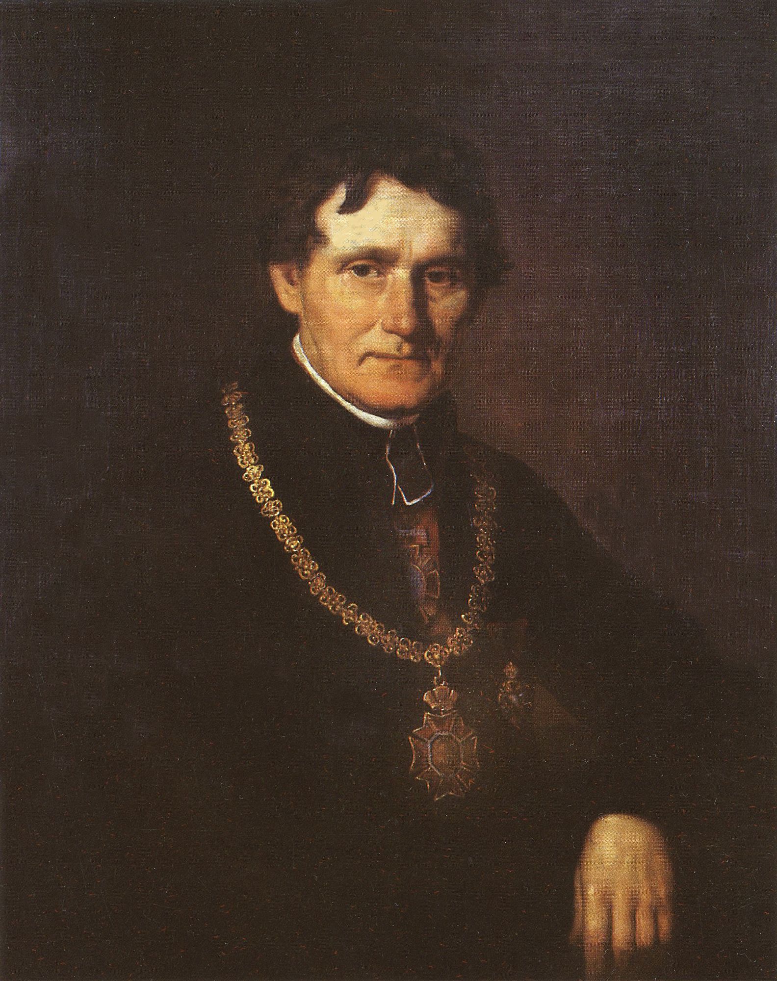 Алоїзій Рейхан. Ректор ЛУ Онуфрій Криницький, 1850-і; олія, полотно