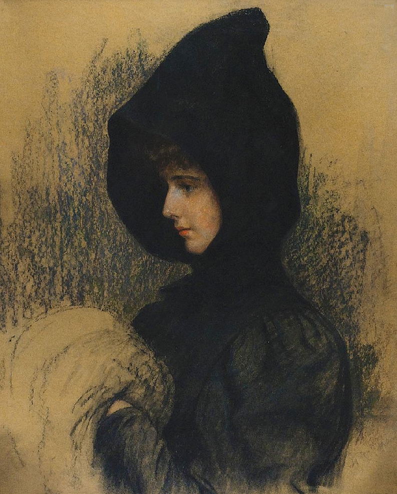 Станіслав Рейхан. Портрет жінки, 1900; папір, пастель