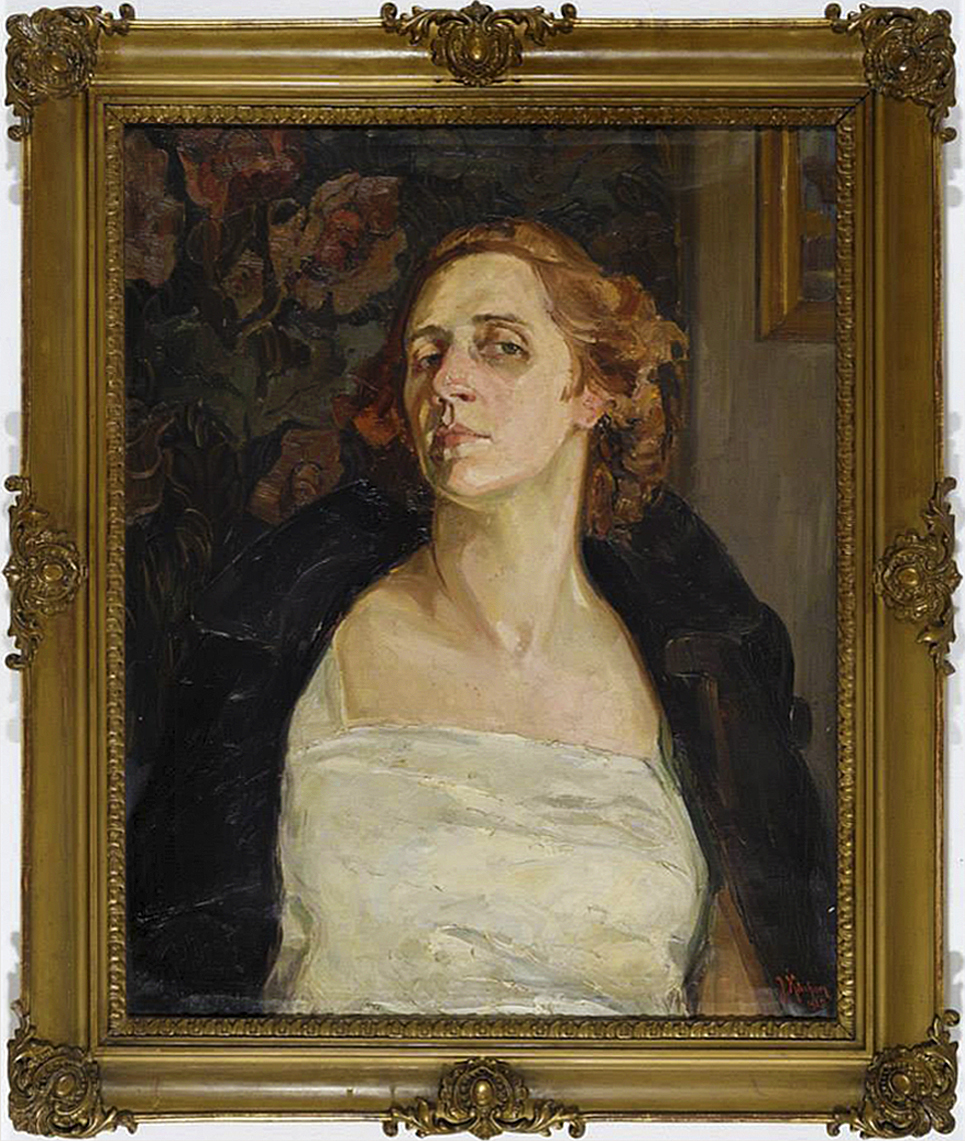 Юзефіна Кірхнер. Автопортрет, 1925; олія, полотно; Історичний музей в Сяноку