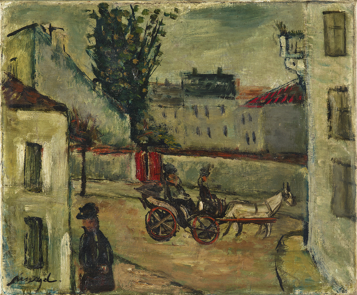 Еміль Шинагель. Паризькій закапелок, 1930; олія, полотно, MSL