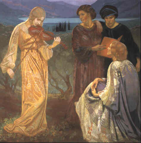 Ірма Дучинська. Гармонія, 1914; темпера, 180x179 cм
