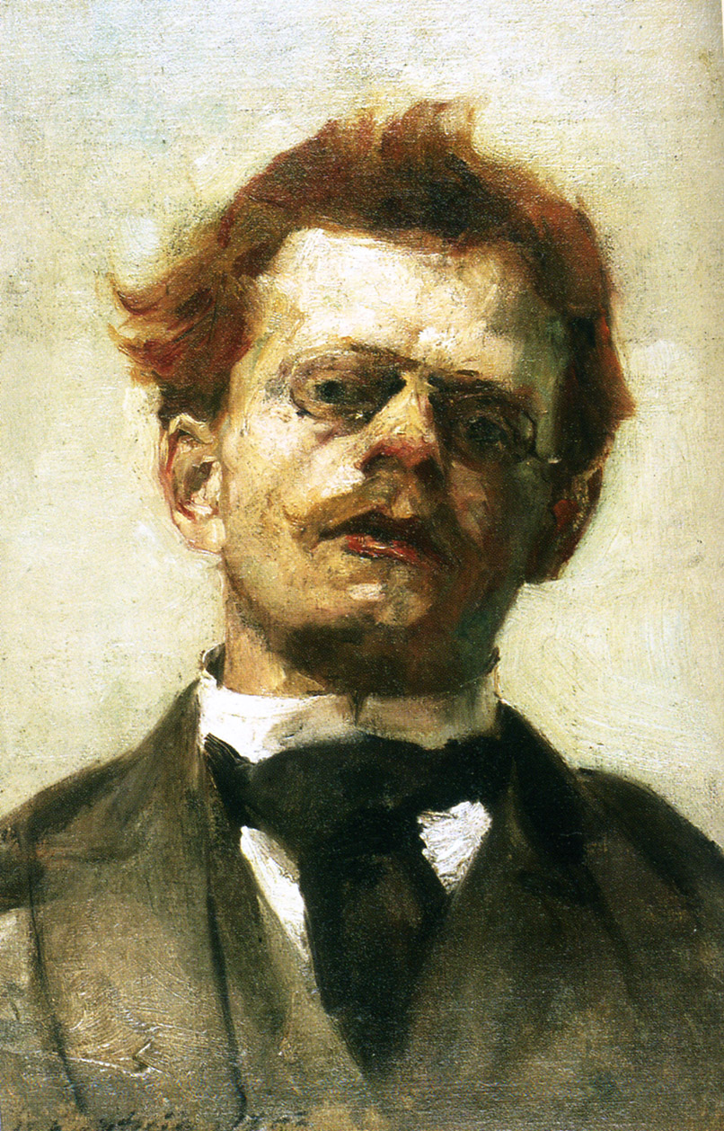 Юзеф Мегоффер. Автопортрет, 1893; полотно, олія
